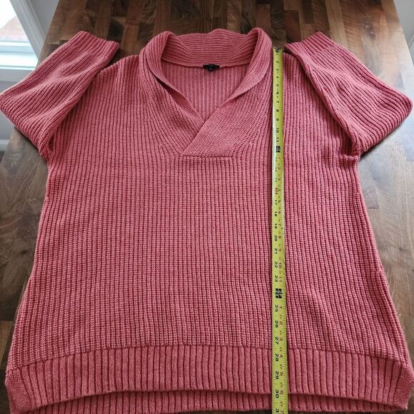 Talbots Shawl Collar Shaker Stitch Pullover Sweater Size Women's Plus 2X - Picture 8 of 10